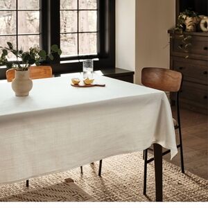 Threshold 84 X 60 White Tablecloth